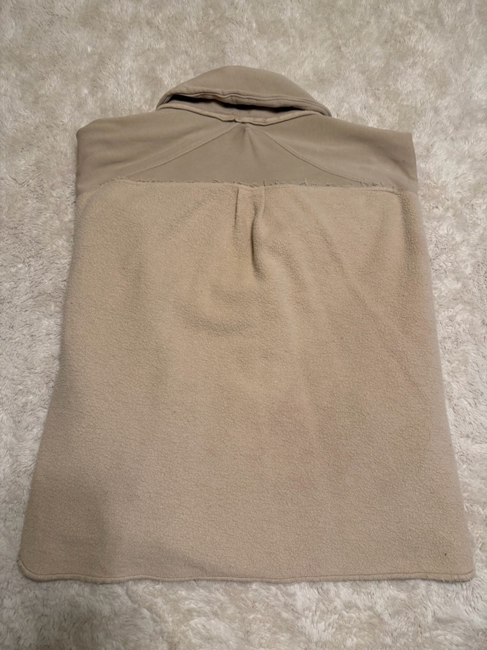 Free People Jordan Reverse Fleece Shacket- Camel Grey - Picture 5 of 5